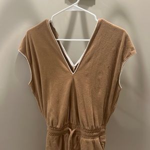 Somersault terry cloth romper in a size small